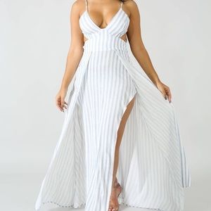 Summer palazzo Maxi Dress